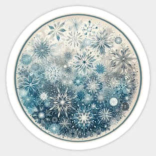 Icy Elegance Sticker